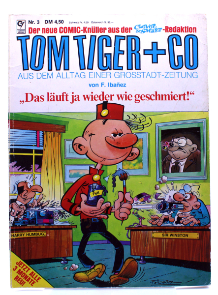 TOM TIGER + CO Nr. 3 (1984) – Comic-Kult von F. Ibáñez | hoppla-stuff.de
